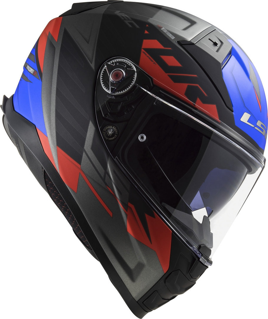 LS2 FF811 Vector II Absolute Helm schwarz/rot/blau M (57/58) Abbildung 6