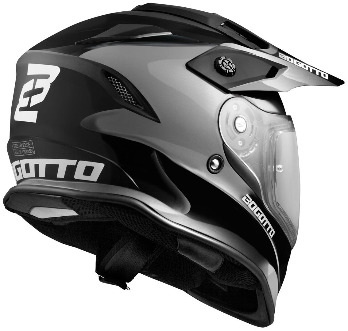 Bogotto V331 Enduro casco nero S Figura 4