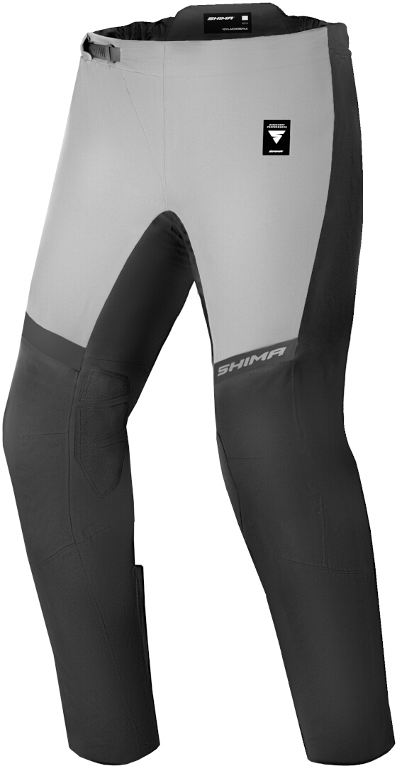 SHIMA Alpha waterproof Motorcycle Textile Pants black/light grey M Figure 3