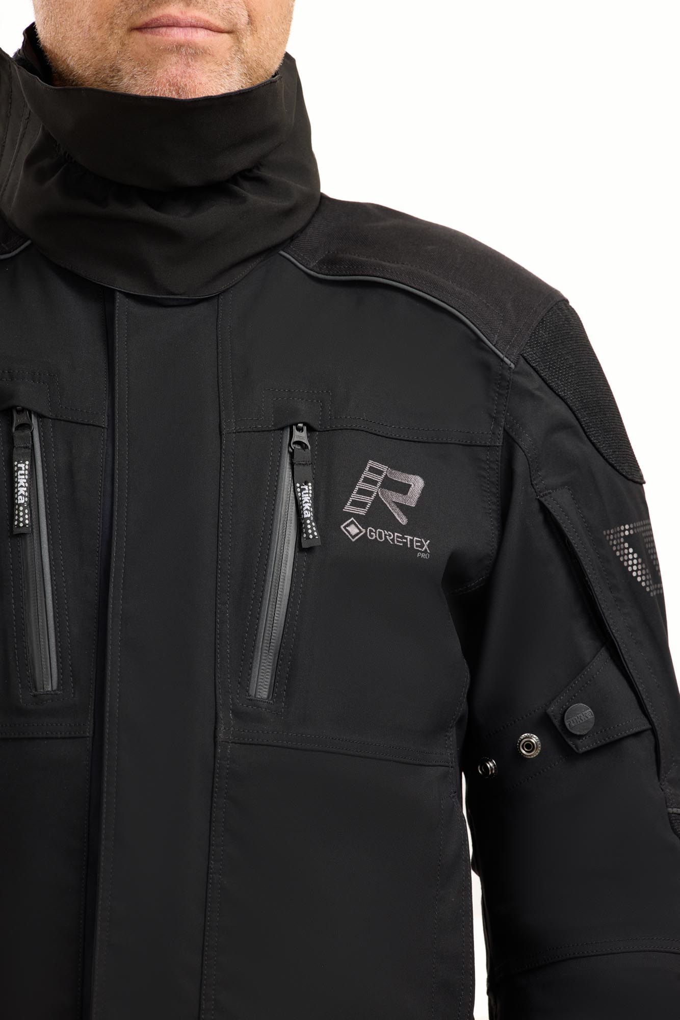 Rukka Flexo-R Nepromokavá textilní bunda pro motocykl černá 54 Obrázek 8