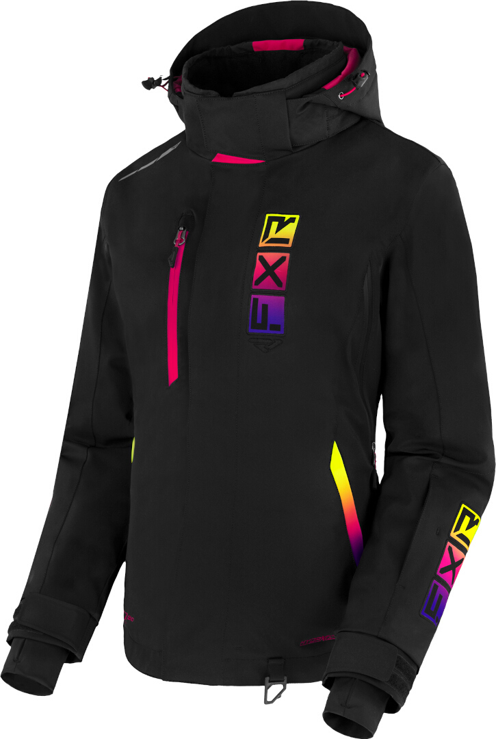 FXR Evo FX 2023 Ladies Snowmobile Jacket black/multicoloured 12 Figure 1