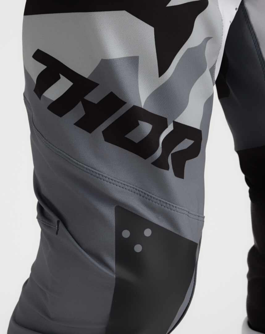 Thor Sportmode Brave Motocross bukser sort/hvid/grå 34 Figur 10
