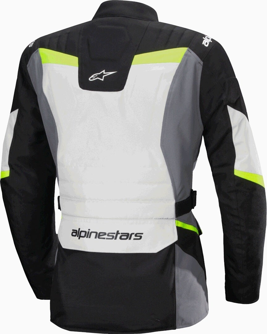 Alpinestars Stella ST-1 imperméable dames moto textile veste Gris clair/noir/jaune néon S Figure 2