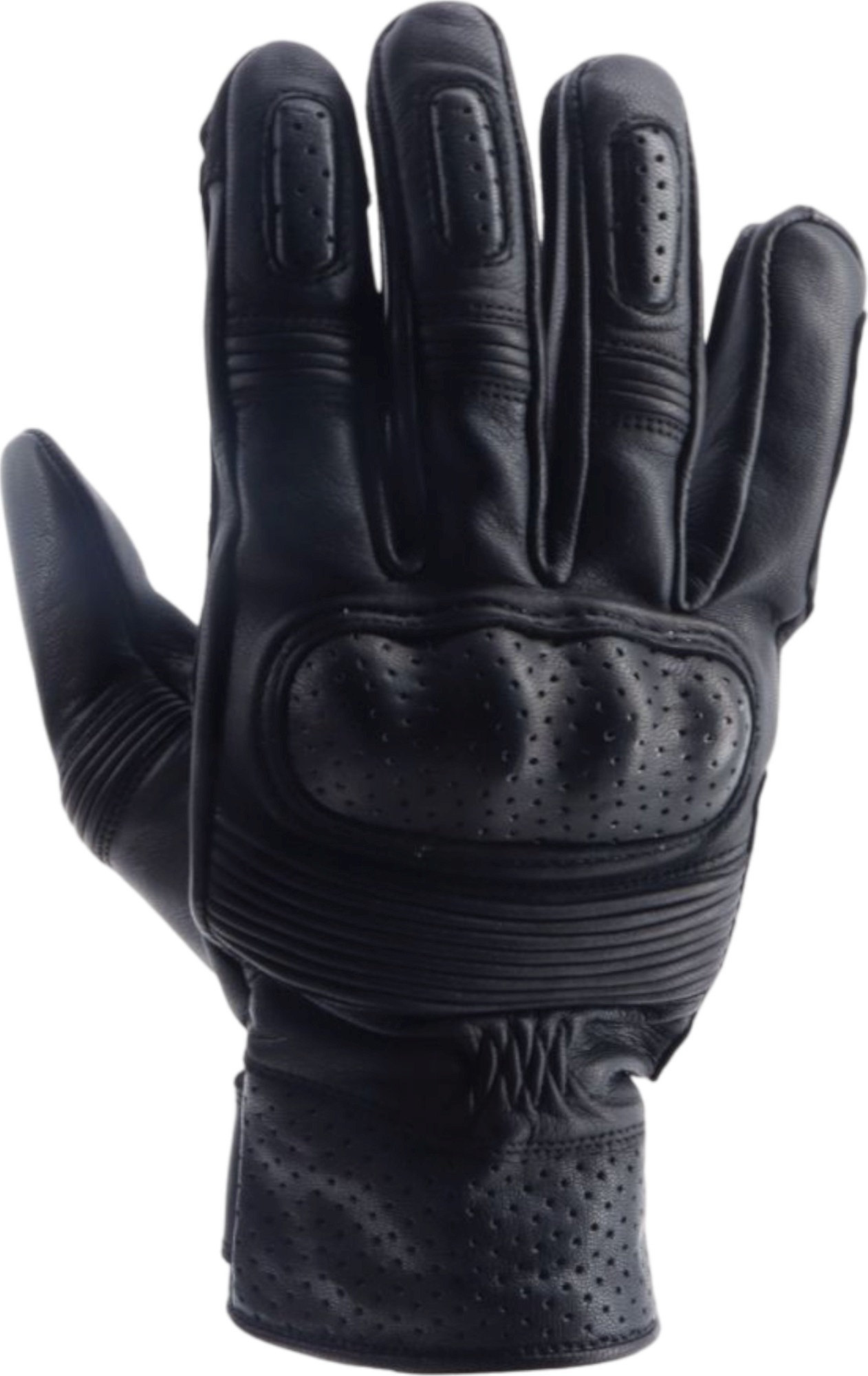 Helstons Run Air perforierte Motorrad Handschuhe 8 Abbildung 1