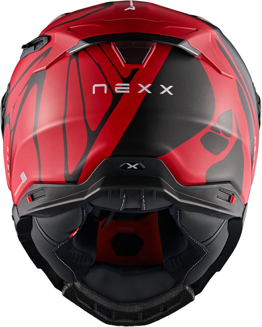Nexx X.WST 3 B-Side Hjelm Sort/rød mat S (55/56) Figur 4