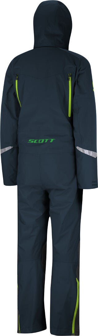 SCOTT DS Shell Dryo One Piece One Piece Snowmobile Suit green/blue/black M Figure 2