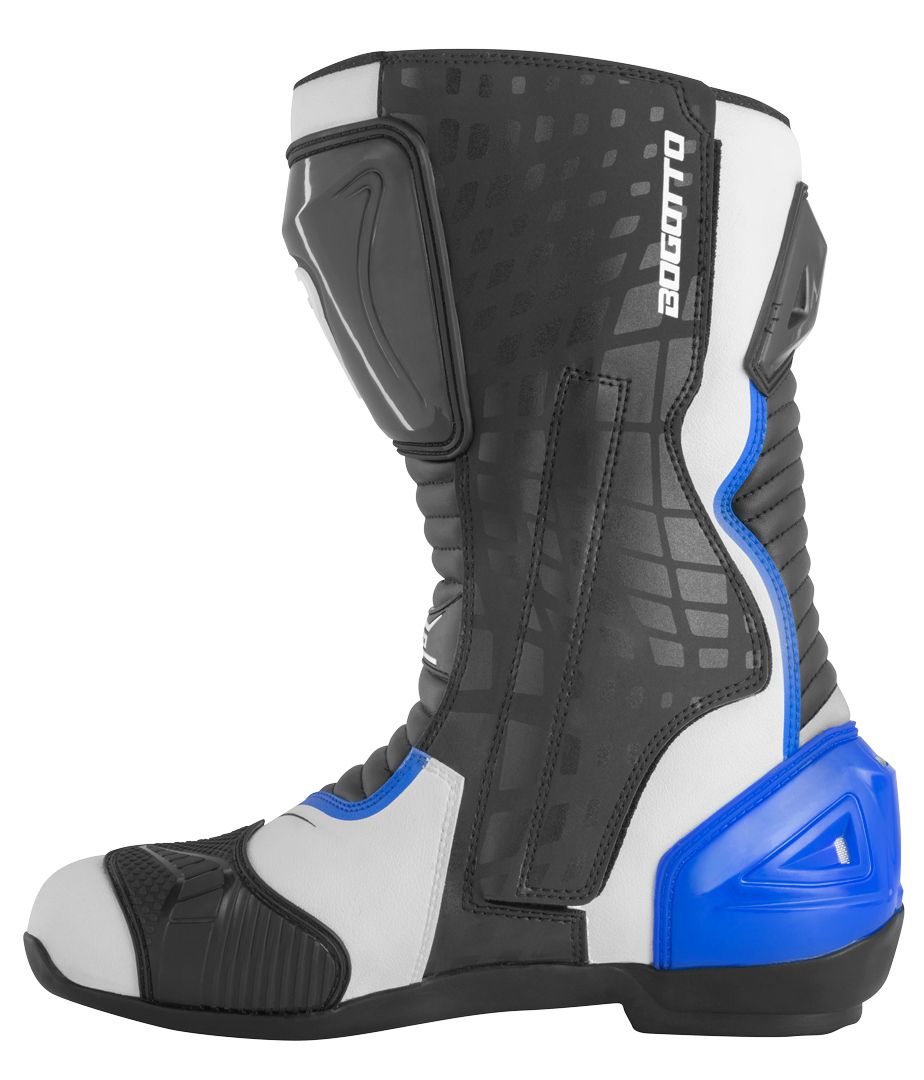 Bogotto Race-X Motorcycle Boots white/blue/black 44 Figure 3
