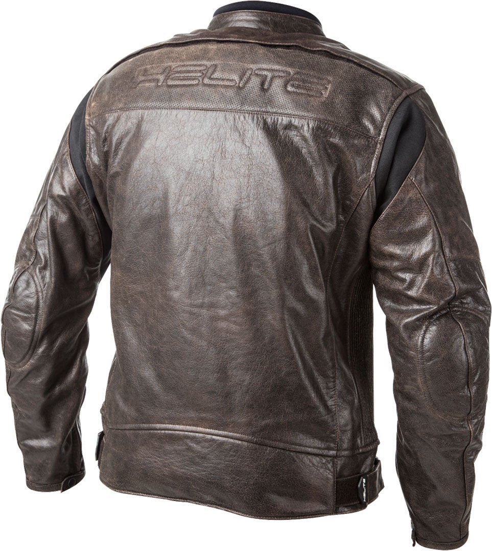 Helite Roadster Airbag Motorcycle Leather Jacket brown 3XL Figure 2