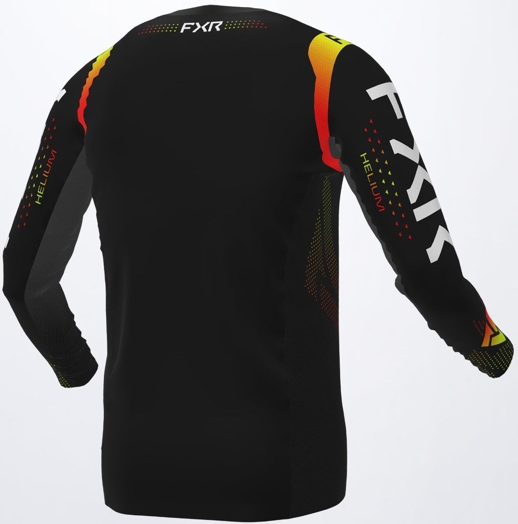 FXR Helium RaceDiv Motocross Jersey sort/hvid/orange 3XL Figur 2