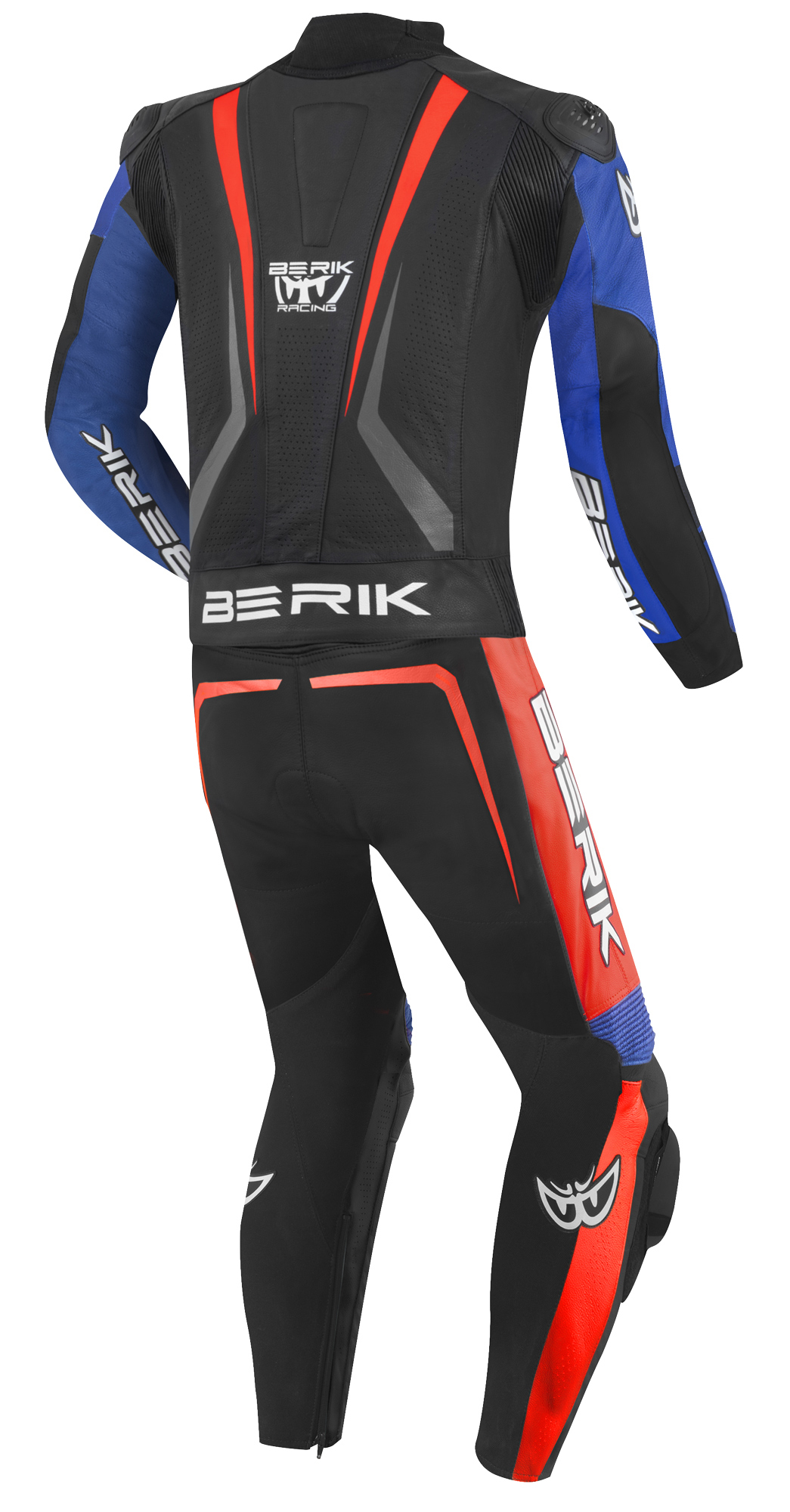 Berik Absolute GP2 Two Piece Motorcycle Leather Suit black/blue/white/red 58 Figure 2