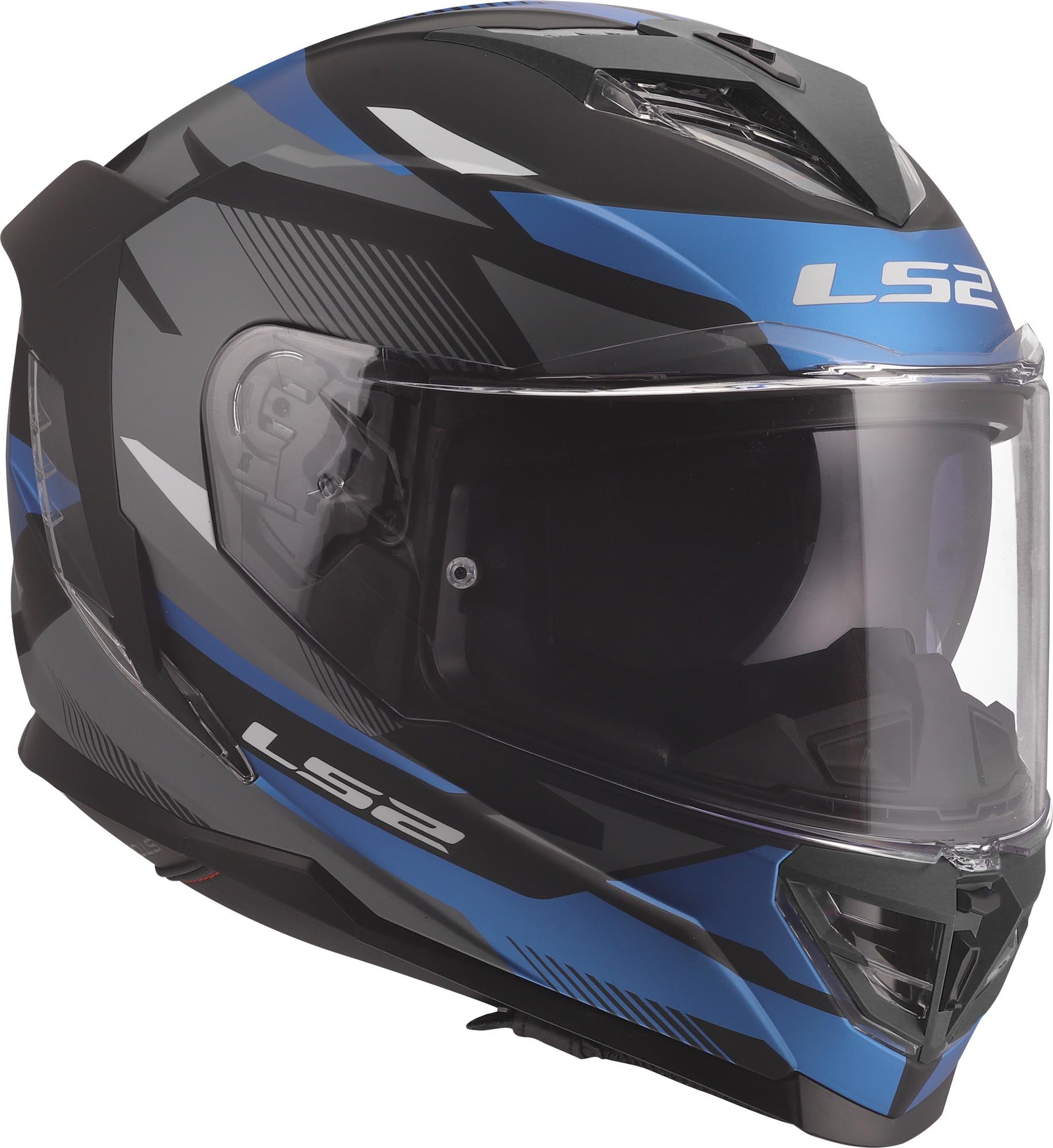LS2 FF818 Storm III Komai Helmet black/blue XXS (51/52) Figure 7