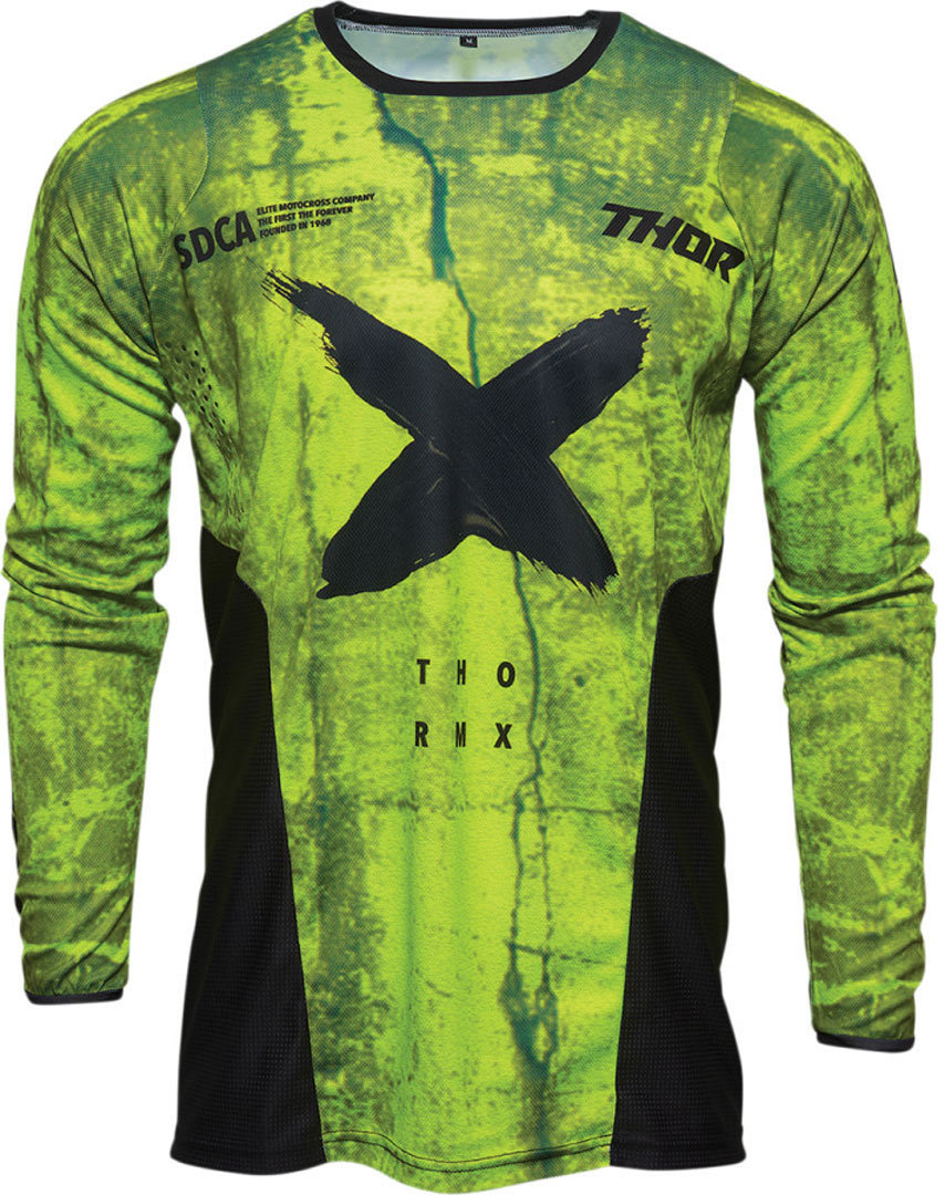 Thor Pulse HZRD Motocross Jersey gul/sort L Figur 1