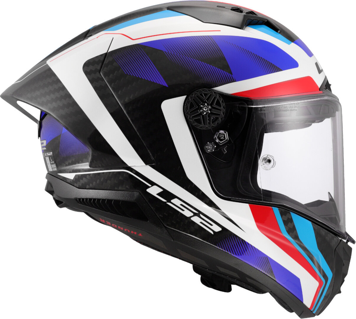 LS2 FF805 Thunder GP Raute Carbon Casco bianco/blu/rosso M (57/58) Figura 6