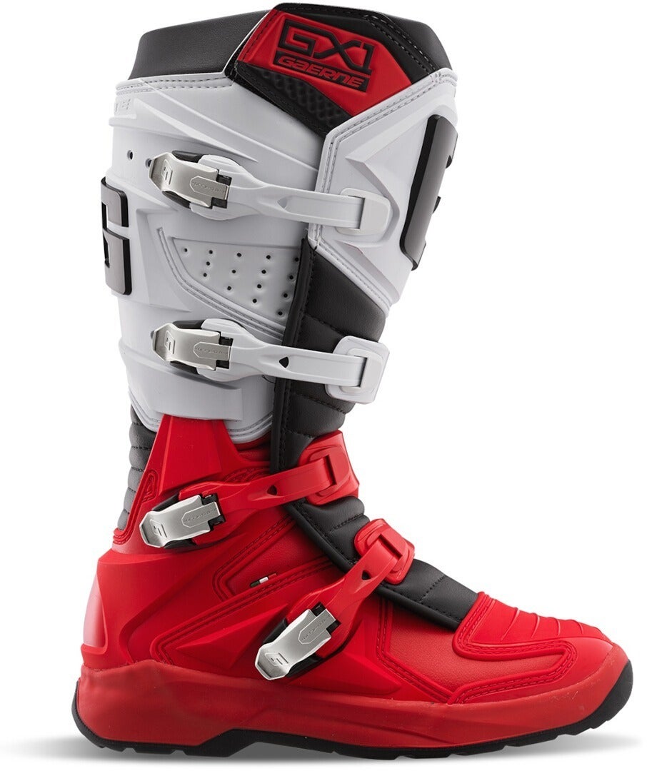 Gaerne GX-1 Evo 2020 Motocross Boots white/red 45 Figure 8