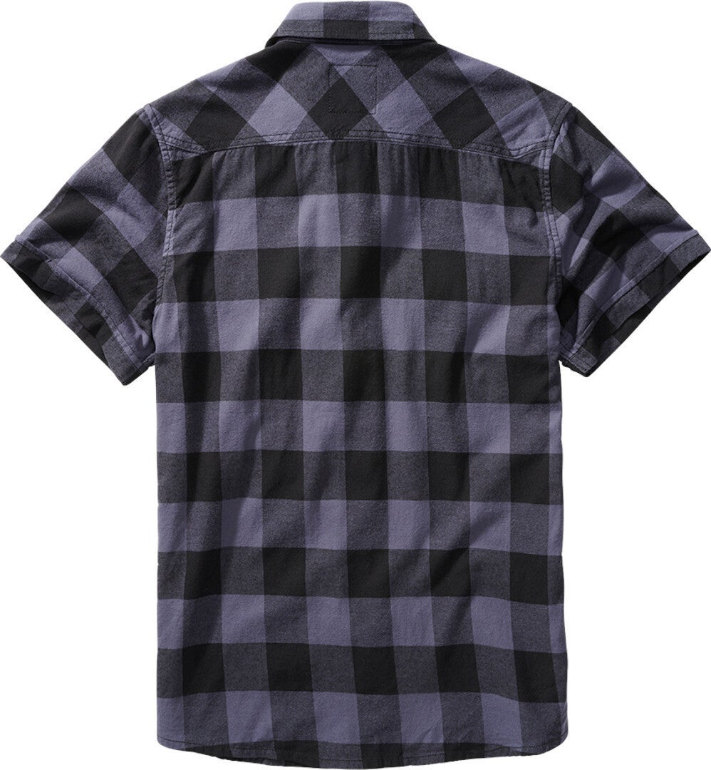 Brandit Checkshirt Kurzarmhemd schwarz/grau 7XL Abbildung 2
