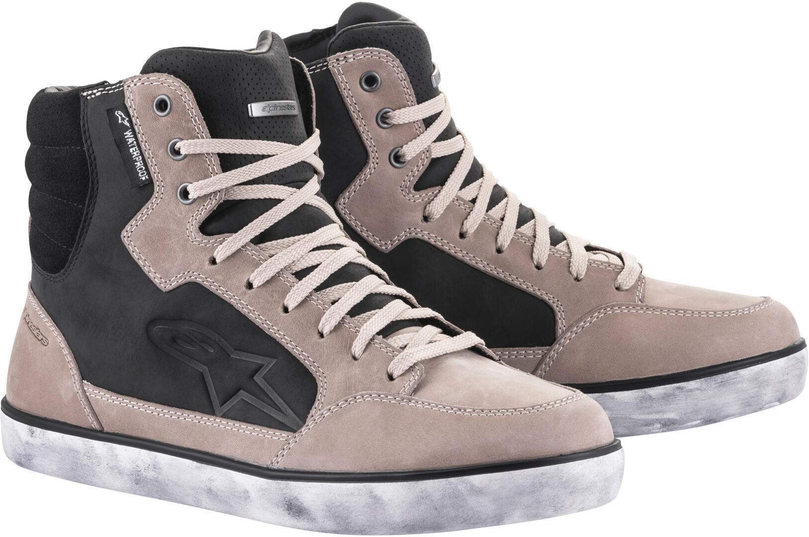 Alpinestars J-6 Sapatos impermeáveis preto/cinza/branco 9 (42) Figura 1