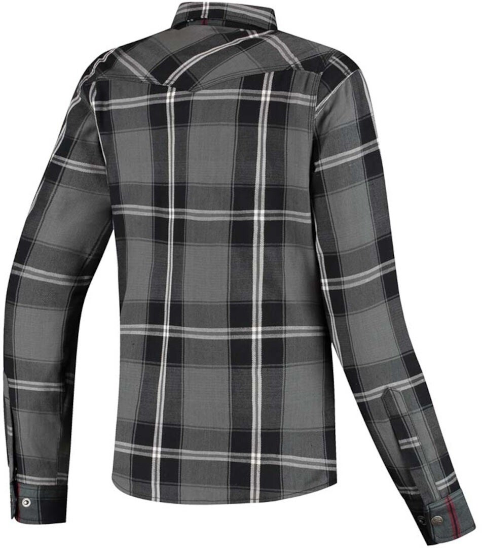 Rusty Stitches Liss V2 Camicia da moto da donna grigio/nero/bianco 40 Figura 2