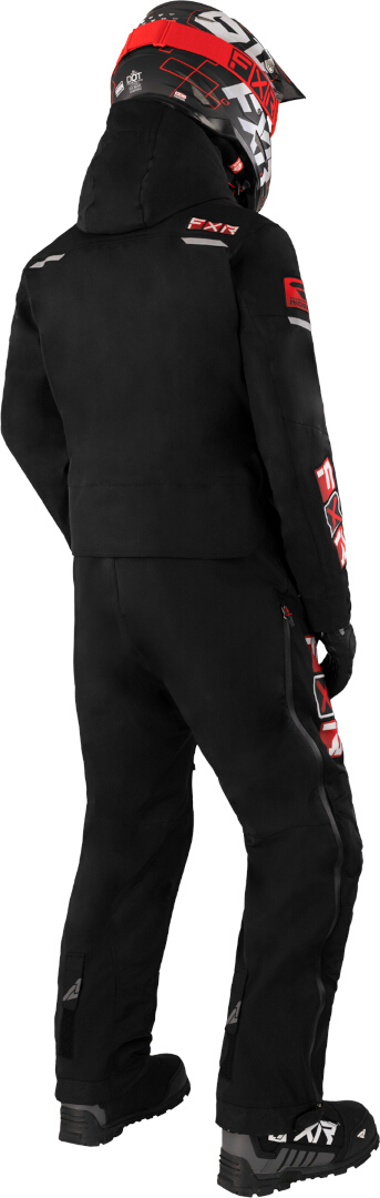FXR Maverick Lite One Piece Snowmobile Suit black/red 2XL Figure 2