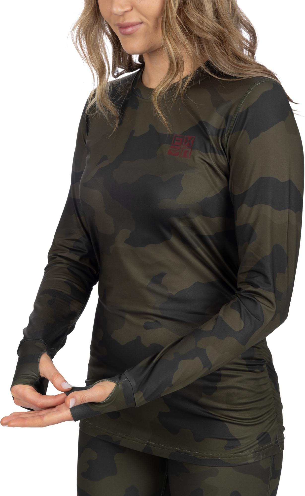 FXR Atmosphere Functioneel damesshirt Camouflage XL Figuur 4