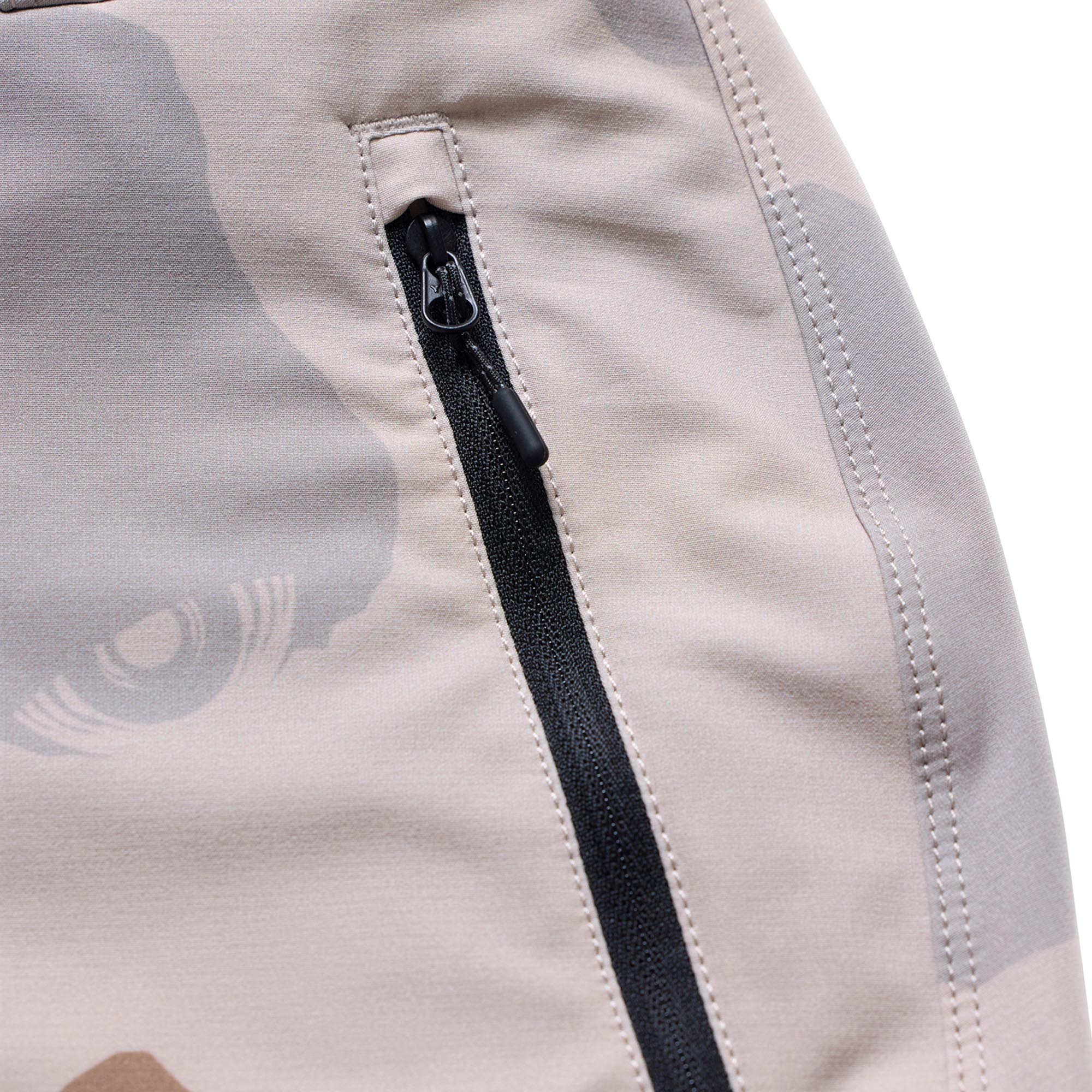 Side view of Troy Lee Designs Lilium Pro Shell Flow Camo Ladies Bicycle Shorts