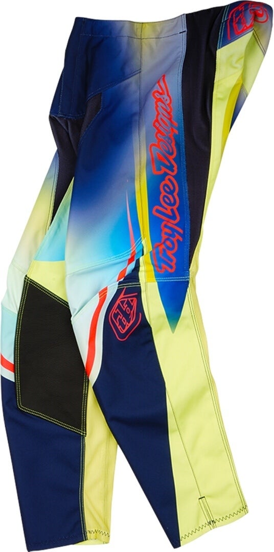 Troy Lee Designs GP Pro Drip Pantaloni da motocross per ragazzi giallo/blu 22 Figura 1