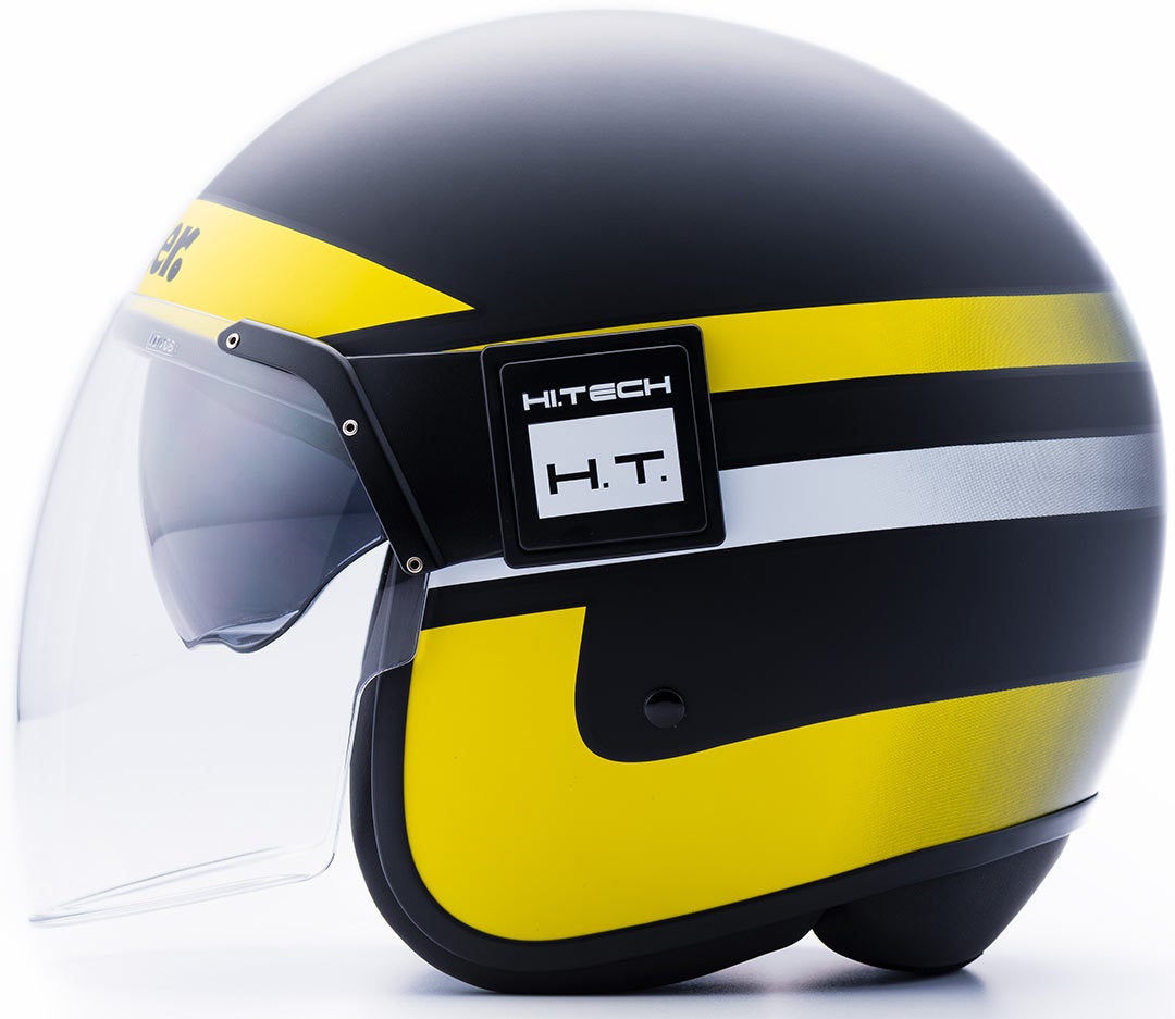 Blauer POD Stripes Capacete a jato preto/amarelo S (55/56) Figura 5