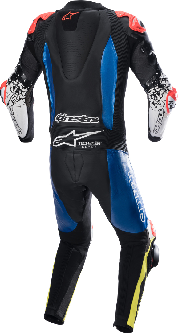 Alpinestars GP Tech 4 One Piece Motorcycle Leather Suit black/blue/yellow 52 Figure 2