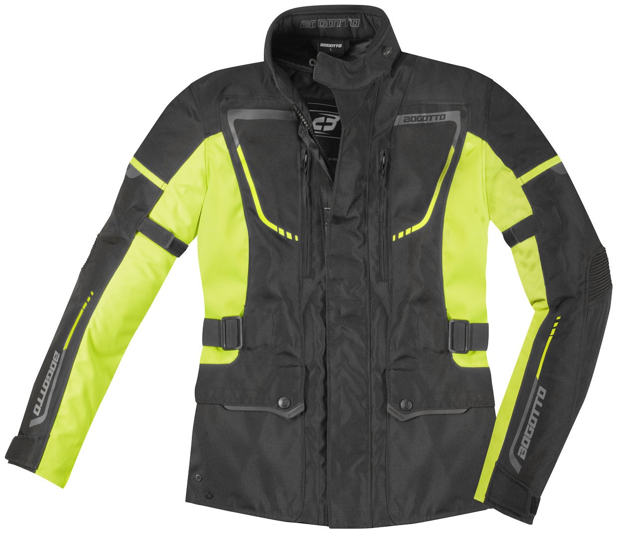 Bogotto Azury 2in1 Veste textile de moto imperméable noir/néon 6XL Figure 5