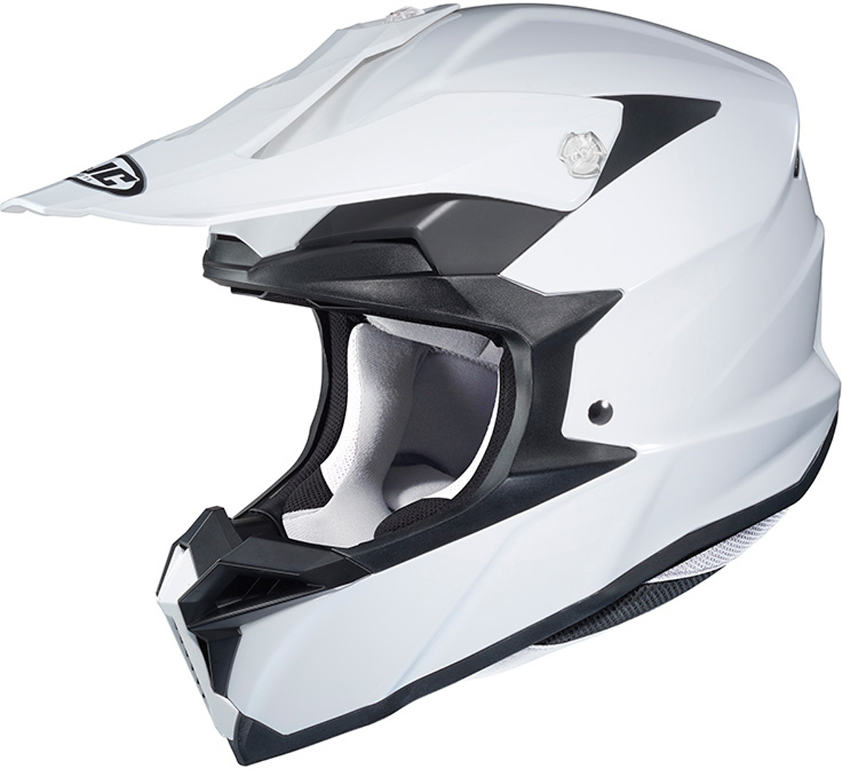 HJC i50 Solid Cască de motocross alb XS (53/54) Figura 1