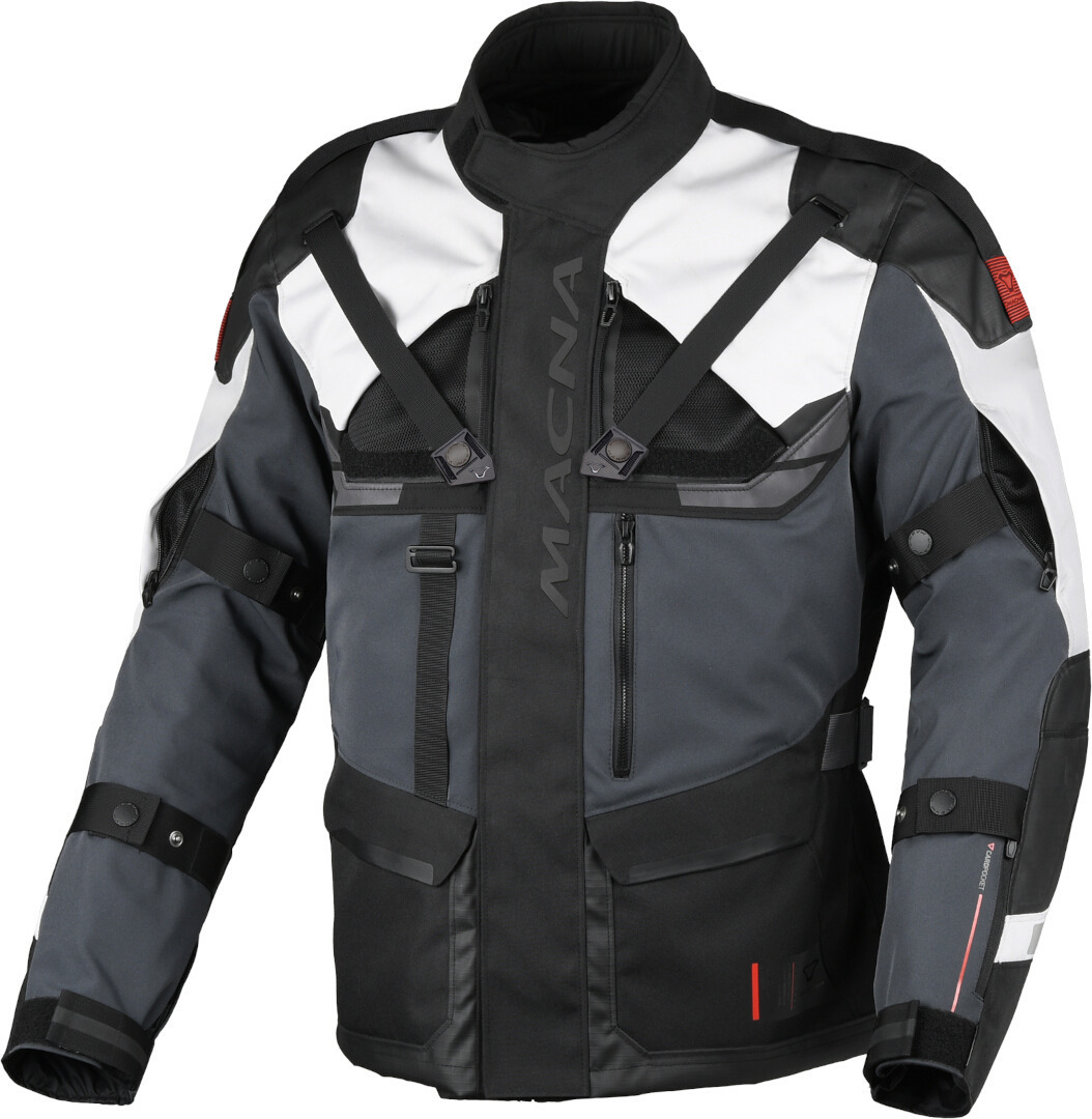 Macna Touros Jachetă textilă impermeabilă pentru motociclete Negru/antracit/gri L Figura 2