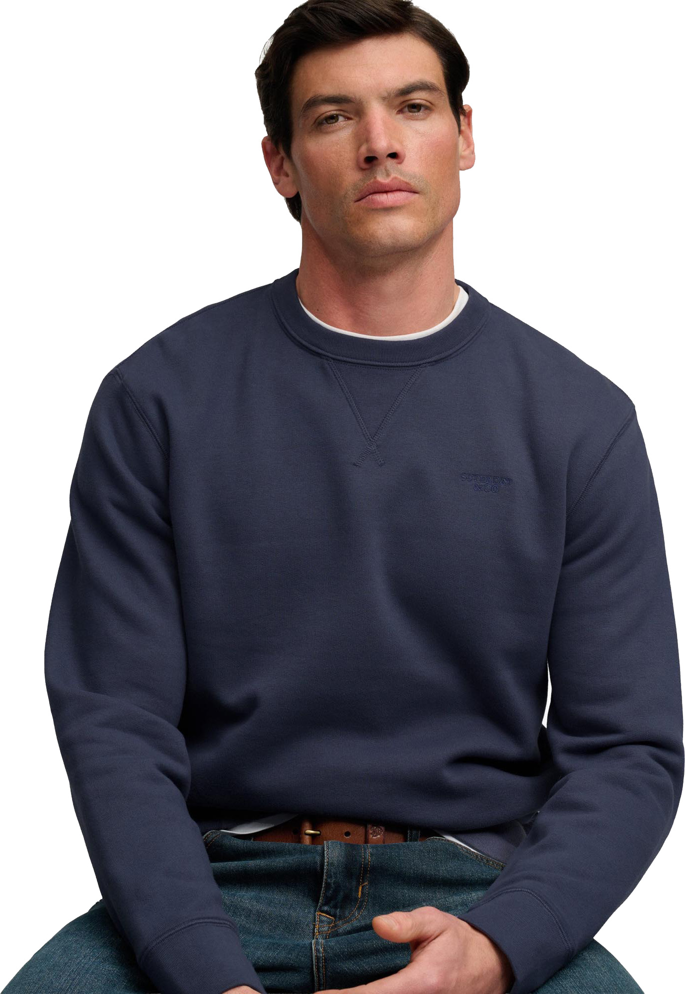 Superdry & Co Essential Stack Logo Sweatshirt marineblau XL Abbildung 3