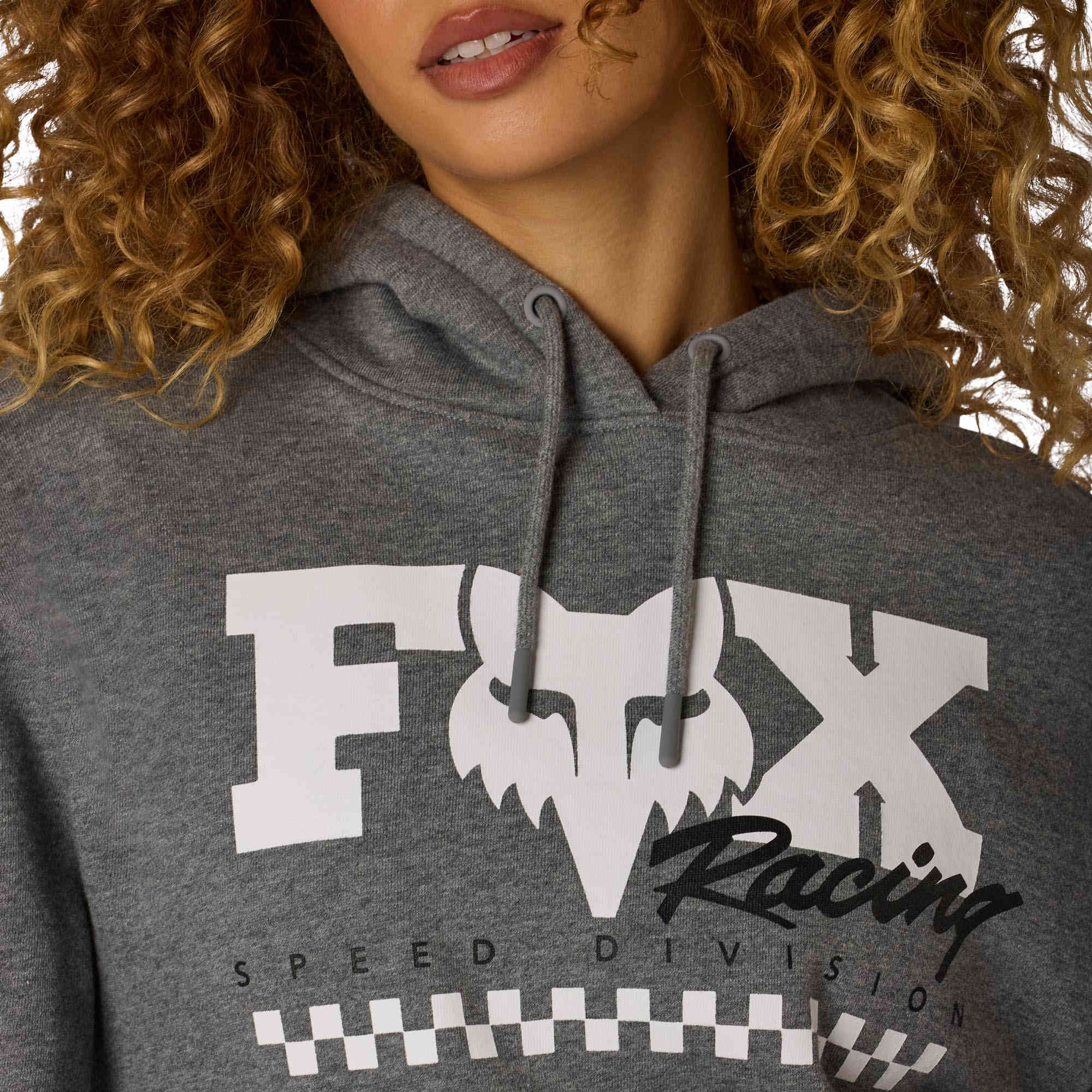 FOX Checker Sweat à capuche pour femmes gris L Figure 5
