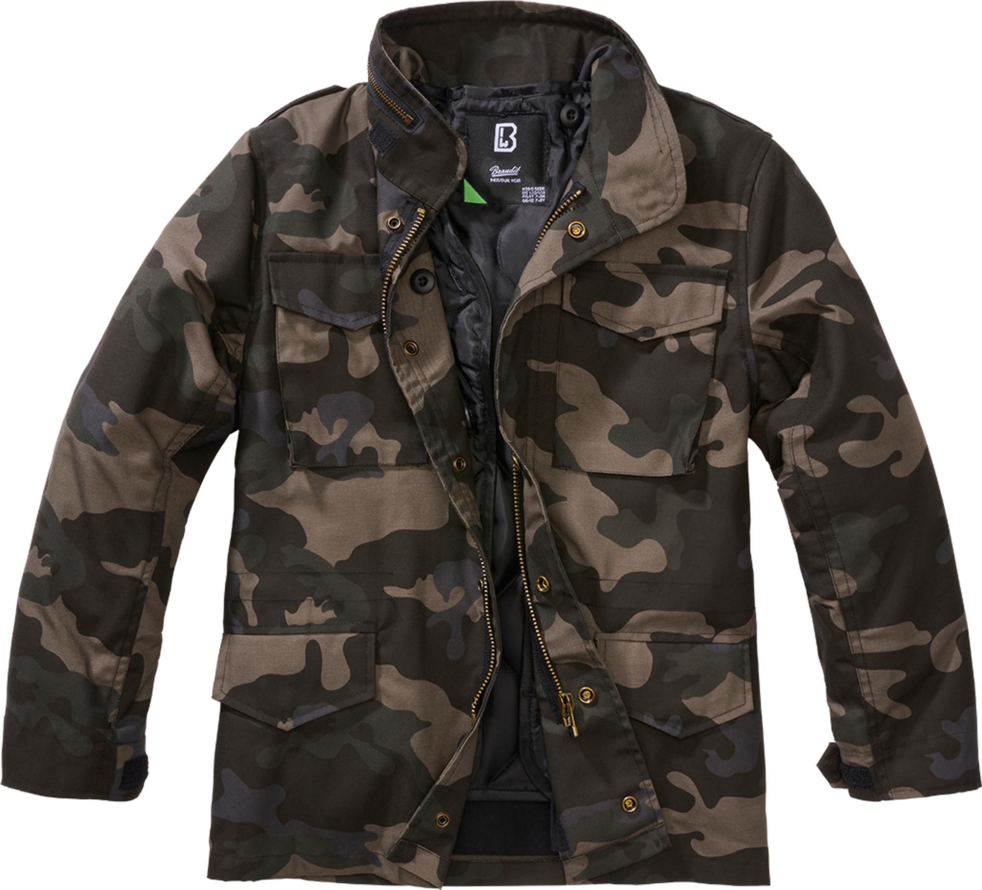 Brandit M65 Classic Kids Jacket Dark Camouflage 170-176 Figure 1