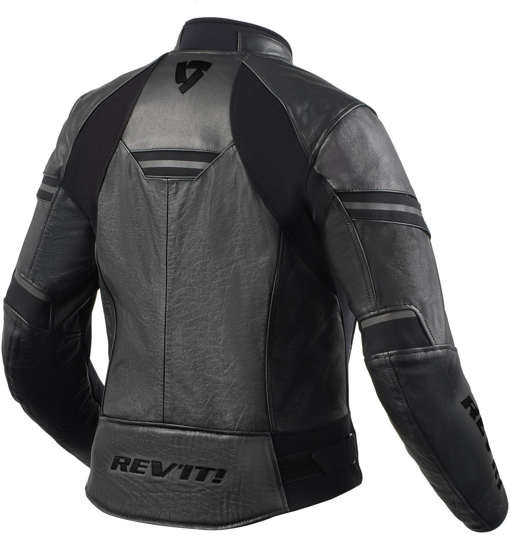 Revit Median Jachetă de piele pentru motociclete pentru doamne Negru/antracit 34 Figura 2