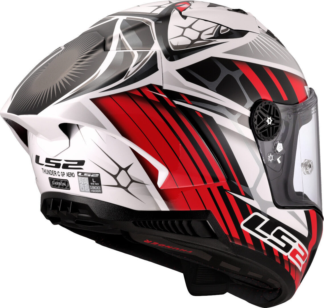 LS2 FF805 Thunder GP Perolari Replica Carbon Hjelm S (55/56) Figur 5