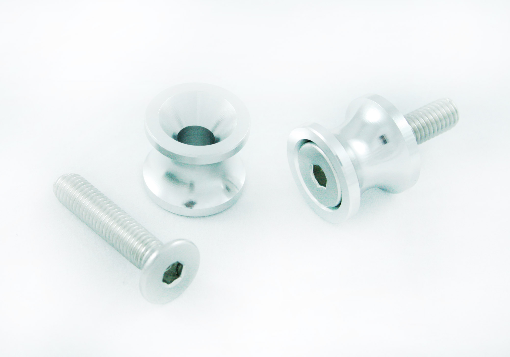 PROTECH racingadapter M10 x 1,25 aluminium silver Figur 1