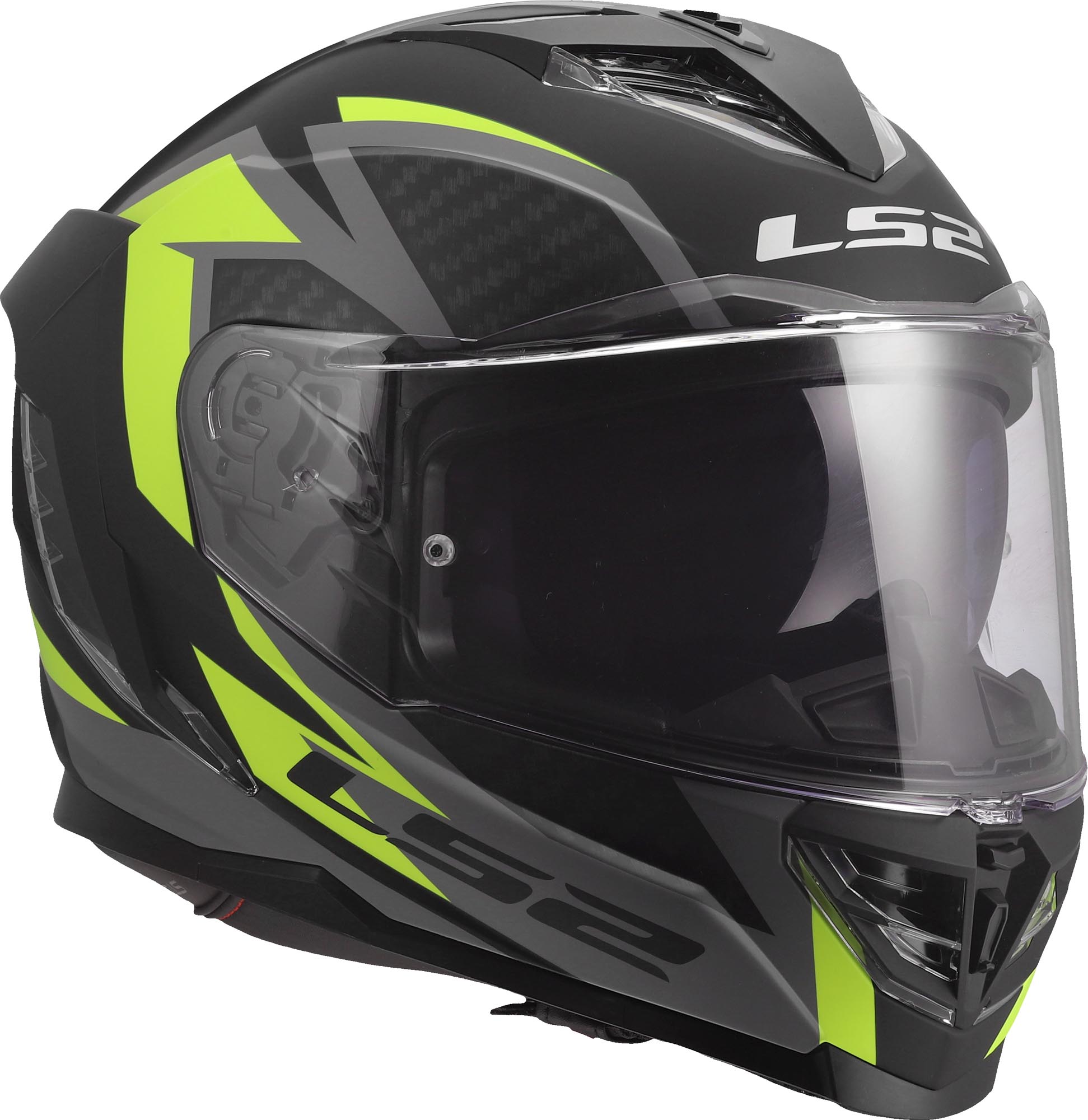 LS2 FF818 Storm III Dynamo Helm schwarz/gelb M (57/58) Abbildung 8