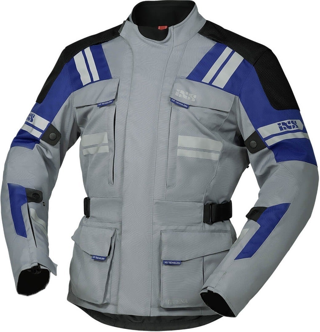 IXS Tour Blade-ST 2.0 Motorrad Textiljacke hellgrau/blau 3XL Abbildung 1