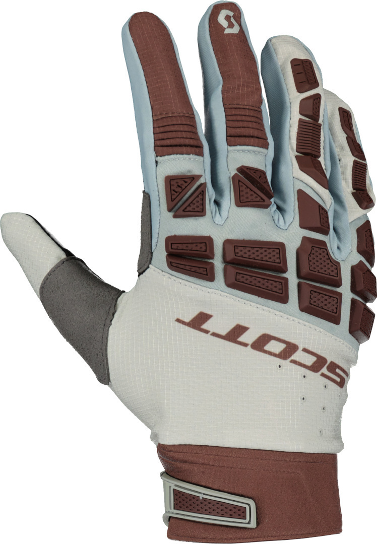 Scott X-Plore Pro Mănuși de motocross gri/maro S Figura 1