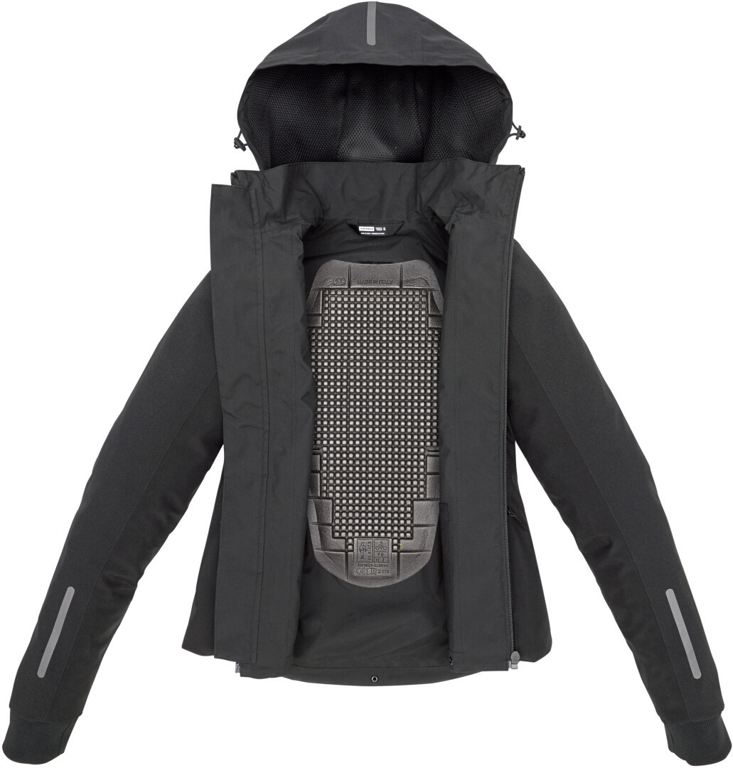 Spidi H2Out II Hanorac impermeabil pentru motociclete pentru doamne negru XS Figura 4