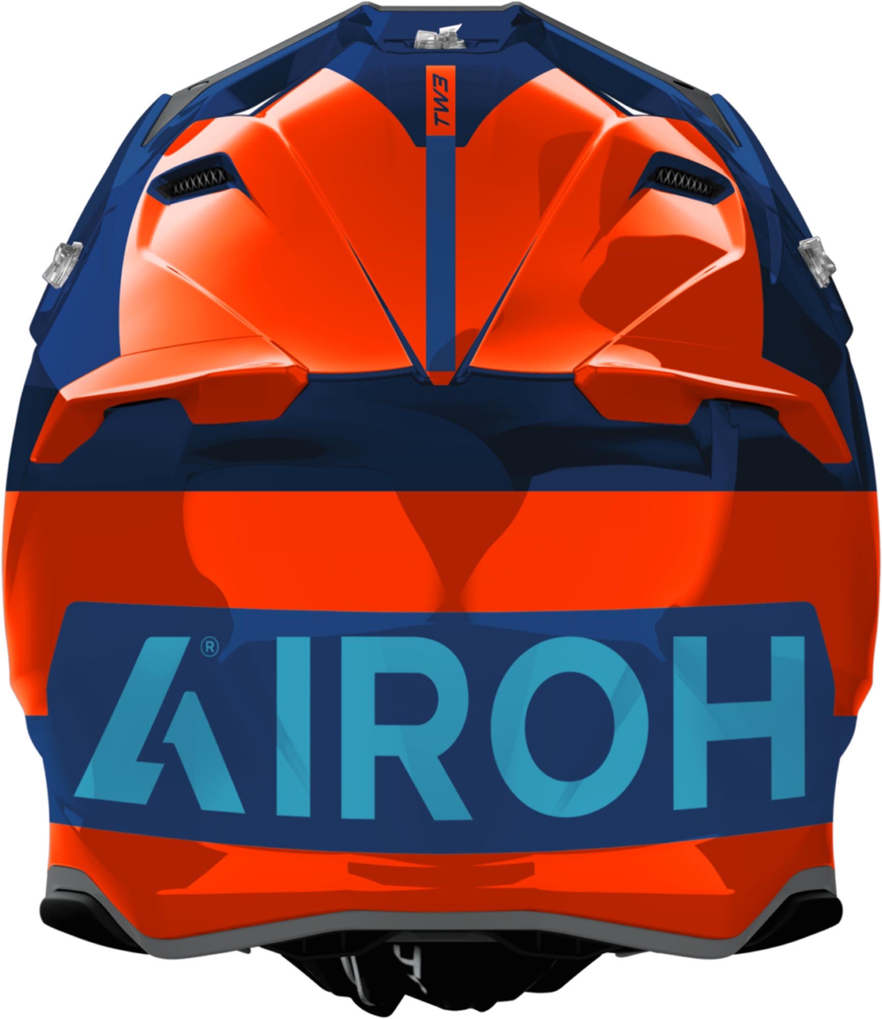 Airoh Twist 3 Fancy Casco da motocross blu/neon-arancione L (59/60) Figura 3