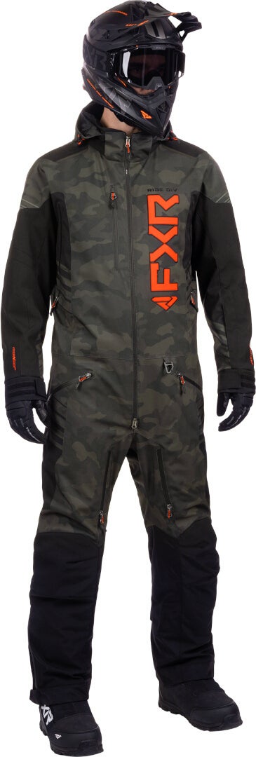 FXR Helium Lite 2025 1-piece Snowmobile Suit camouflage 3XL Figure 1