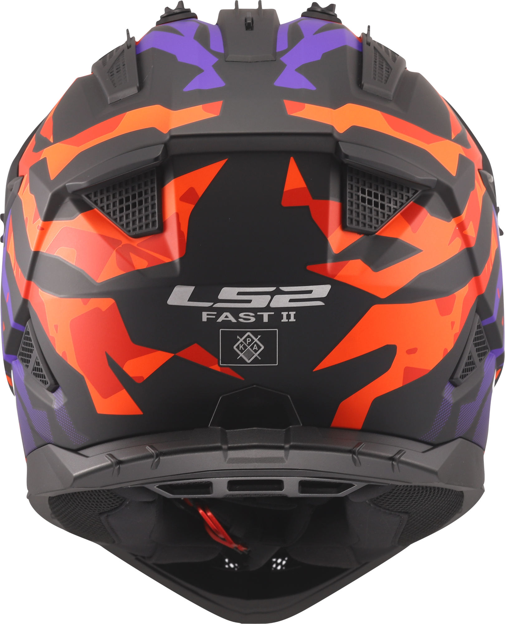 LS2 MX708 Fast II Grotesk Cască de motocross mov XS (53/54) Figura 4