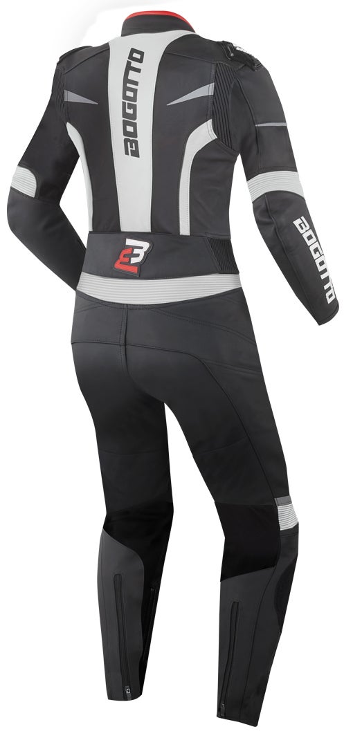 Bogotto Misano Two Piece Ladies Motorcycle Leather Suit black/white 40 Figure 2