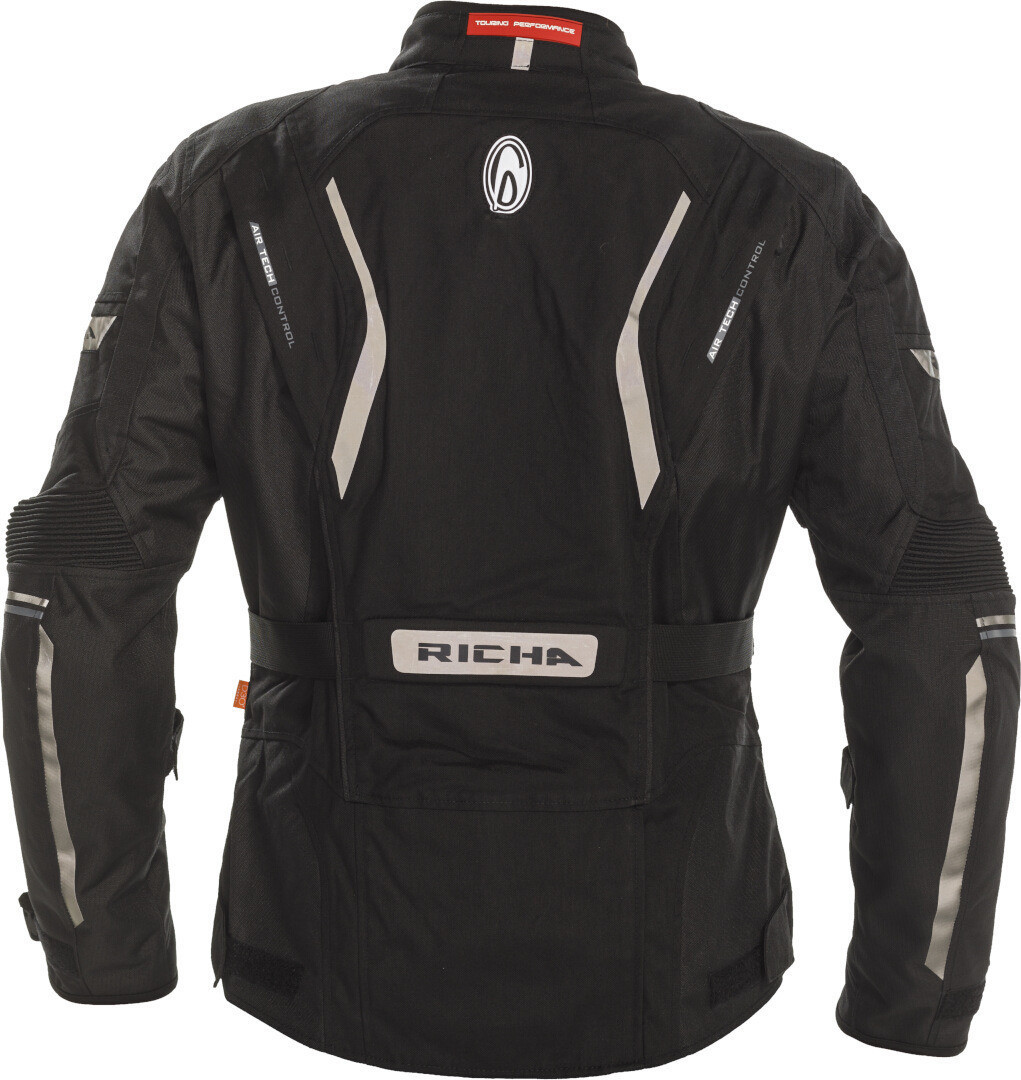 Richa Infinity 2 imperméable à l’eau dames moto textile veste noir 5XL Figure 2