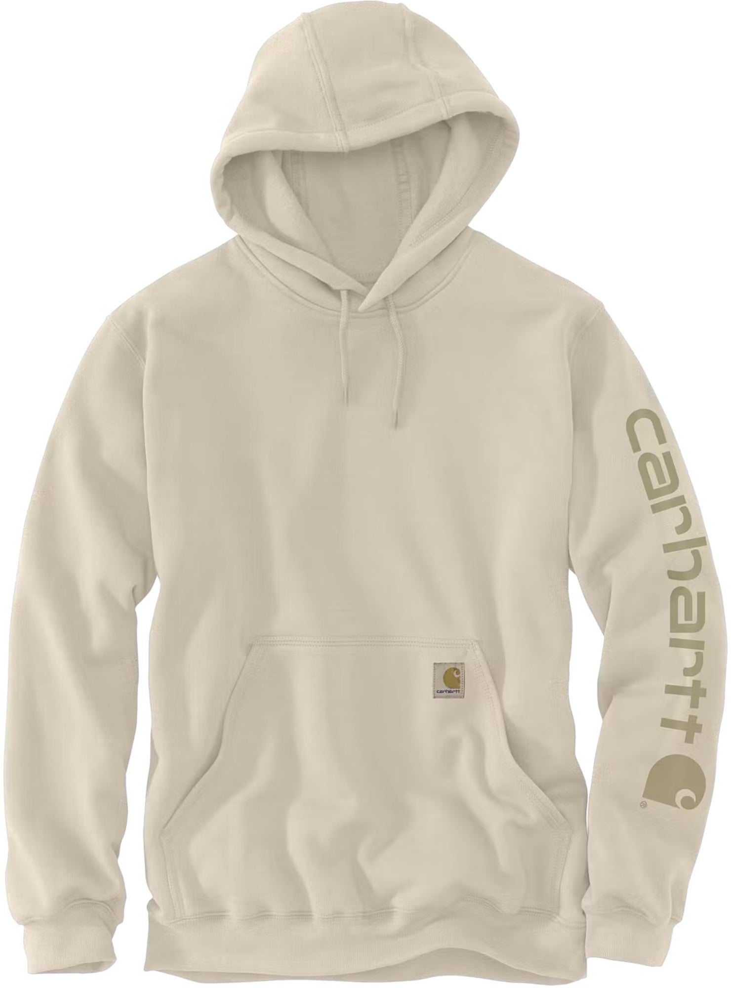 Carhartt Durham Garment Dyed Logo Capuche beige M Figure 1