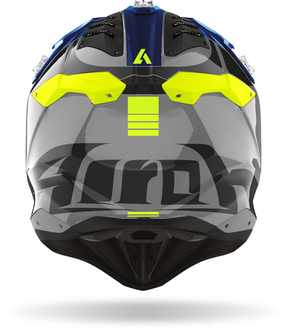 Airoh Aviator 3 Push Casco Motocross blu XL (61/62) Figura 2