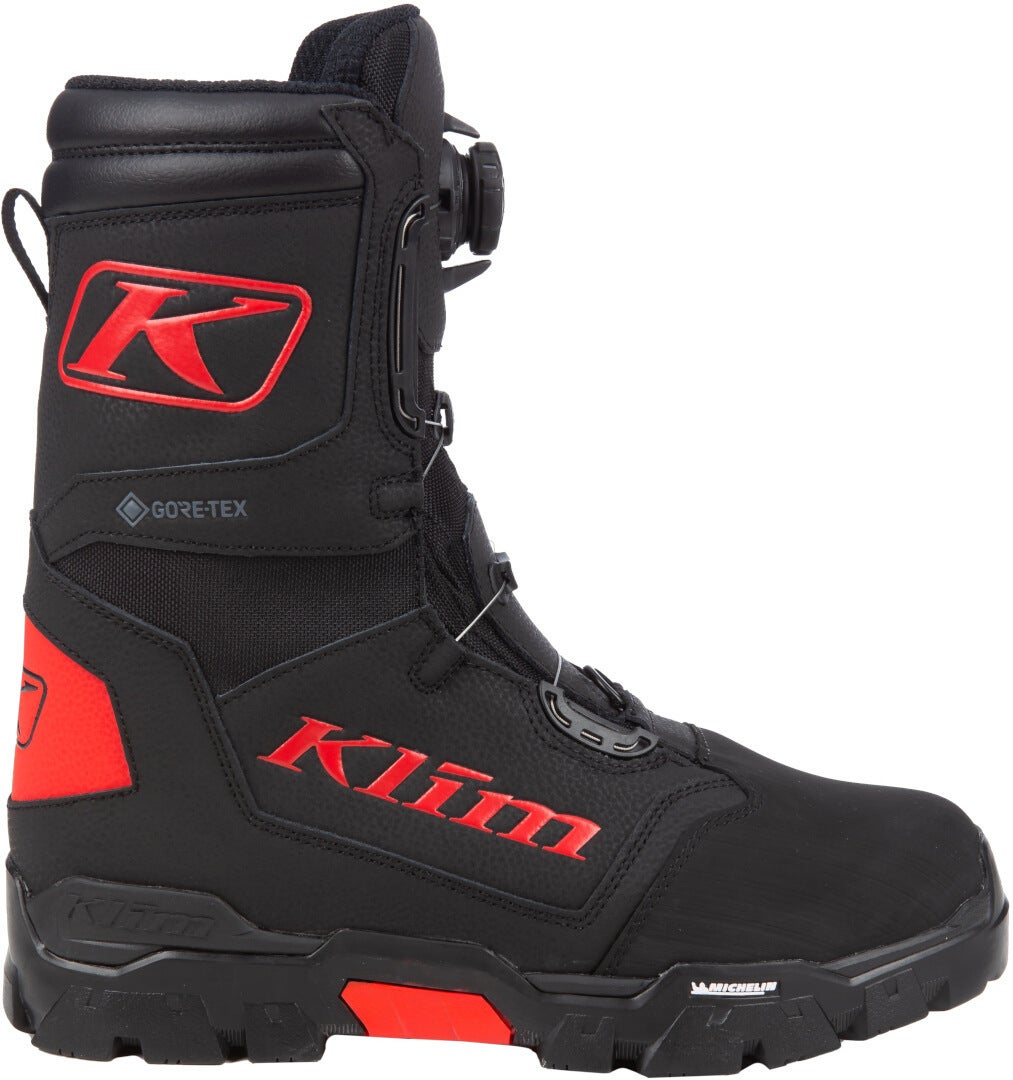 Klim Klutch GTX BOA Snowmobile Boots black/red 9 Figure 9