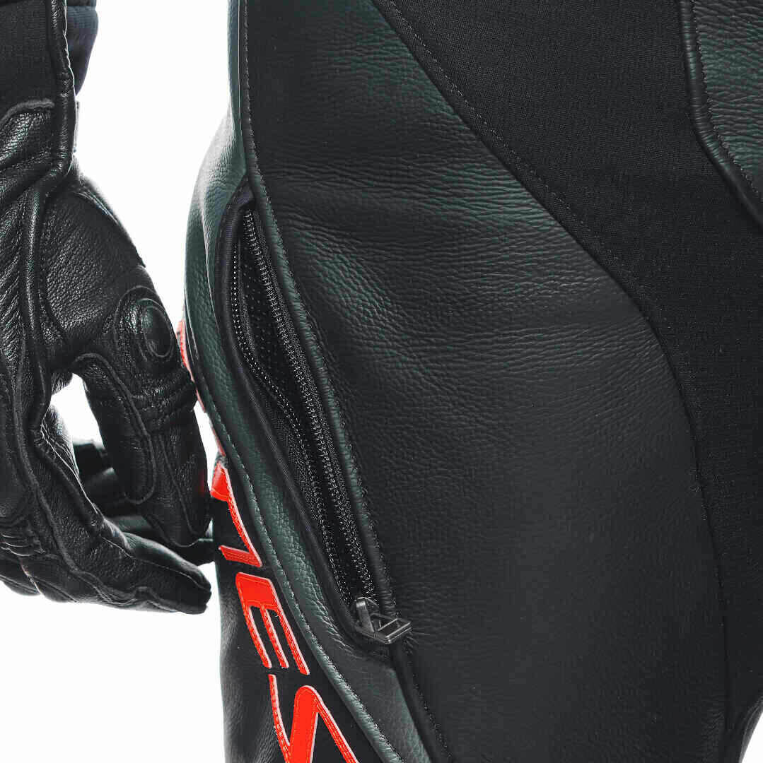 Dainese Laguna Seca 5 2.0 Two Piece Motorcycle Leather Suit black/grey/red 60 Figure 7