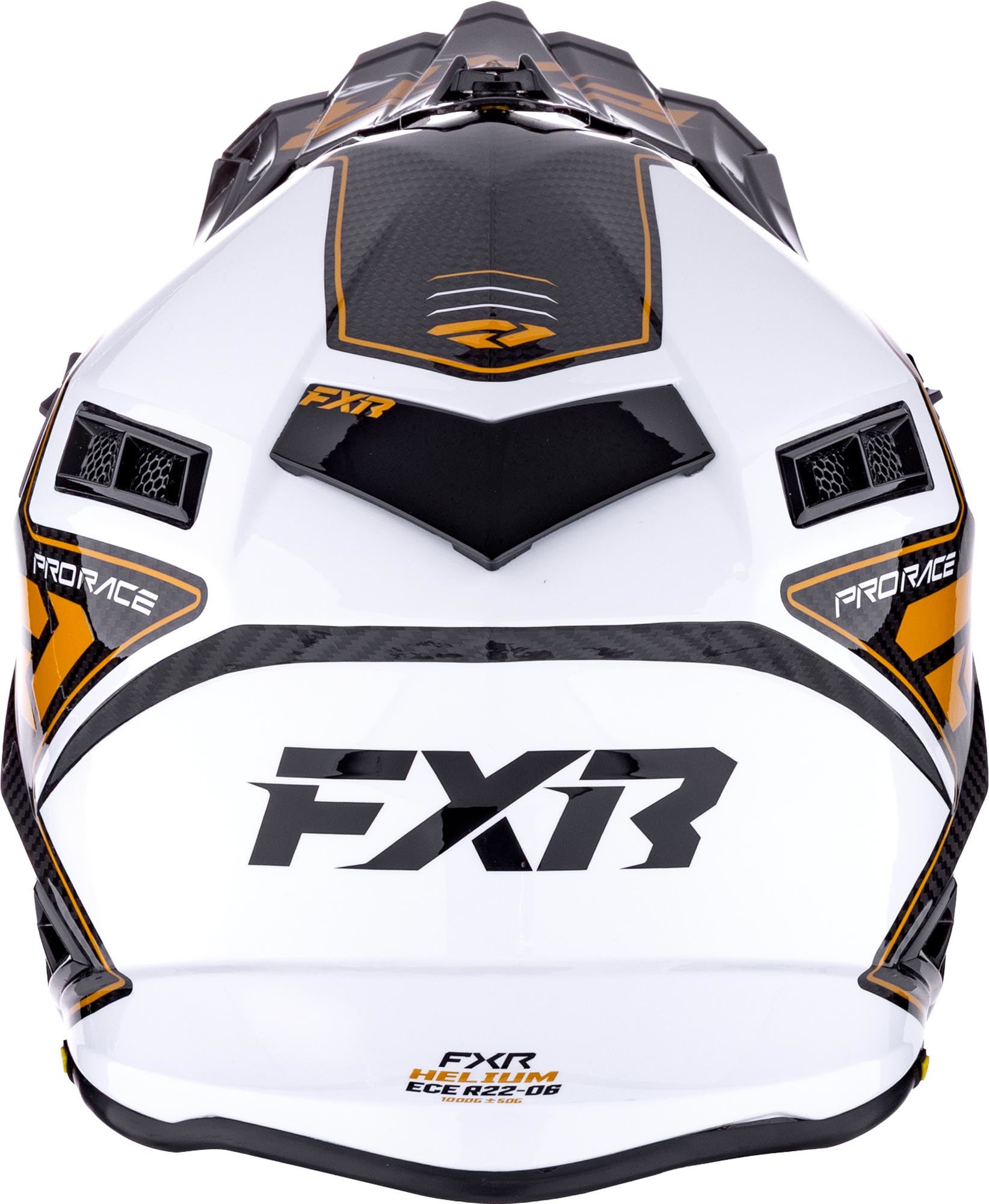 FXR Helium Carbon Casco de motocross Blanco/negro/dorado S Figura 5